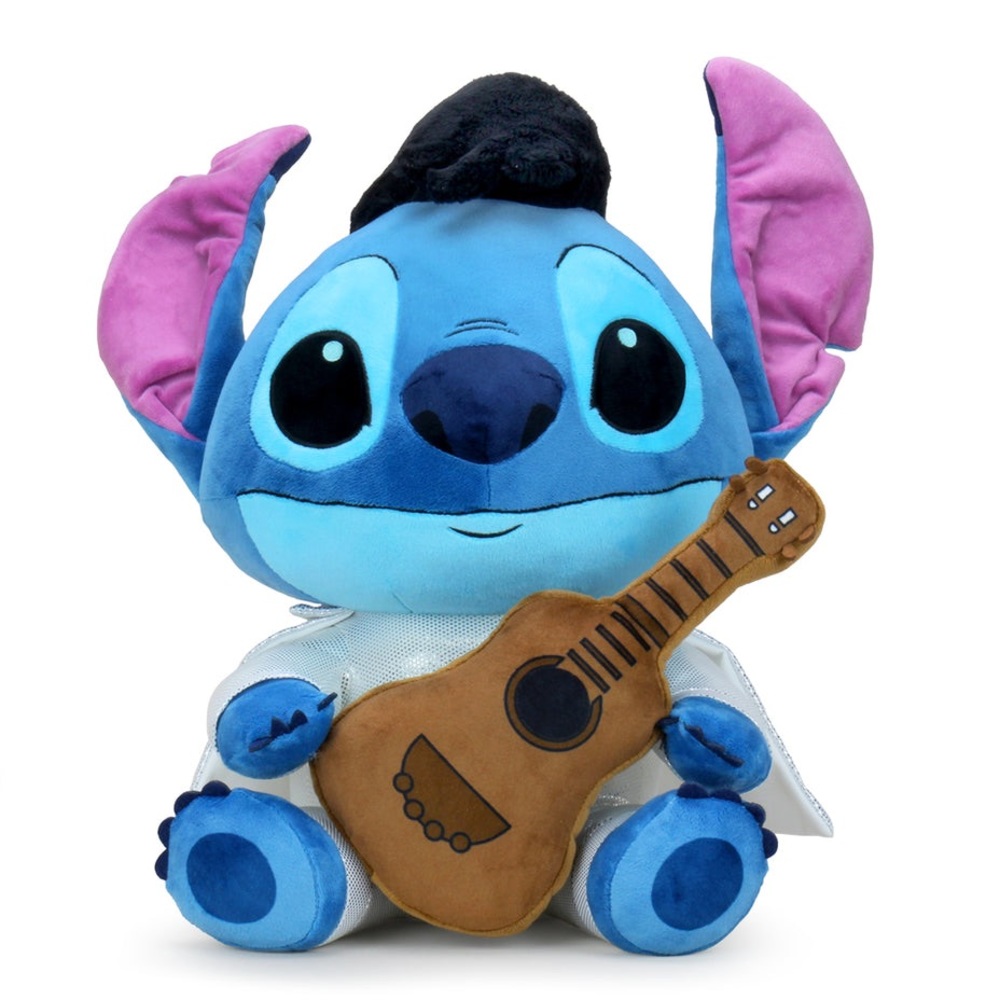 LILO and STITCH Elvis Stitch with Guitar 16" Hug Me Vibrating Plush NEW NWT